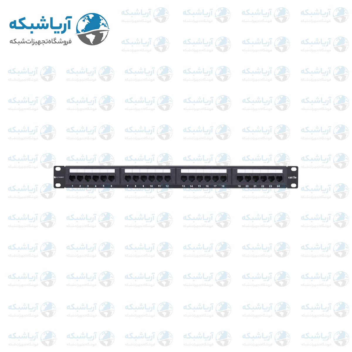 خرید پچ پنل امپ 24 پورت Cat5e UTP